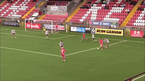 Goal Passing GIF by Cliftonville Football Club