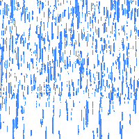 pixel rain STICKER by Douglas Schatz