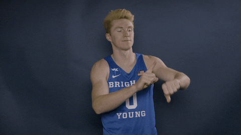 Byu Basketball Gocougs GIF by BYU Cougars