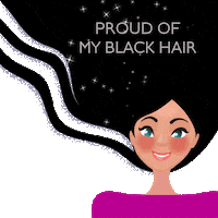 black hair Sticker by Unilever Indonesia