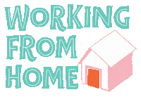 Working Home Office Sticker