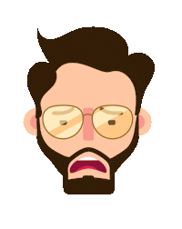 Emoji Glass Sticker by yogomotion