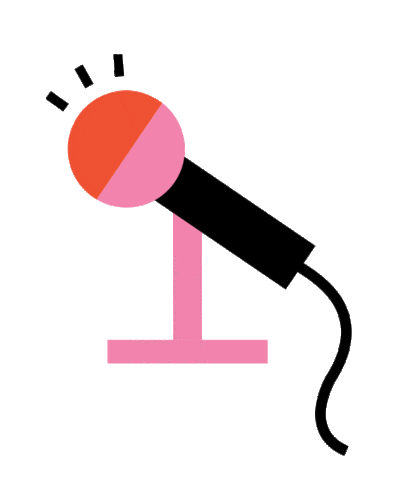 shinebootcamp women shine microphone empowerment Sticker