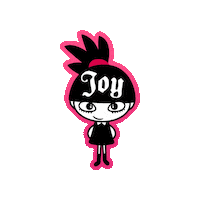 Joy Dark Sticker by Onix Pink Shop
