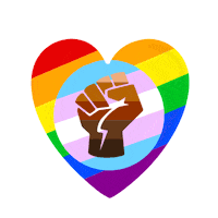 Black Lives Matter Gay Sticker by GayStarNews