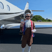 Flexing Private Jet GIF