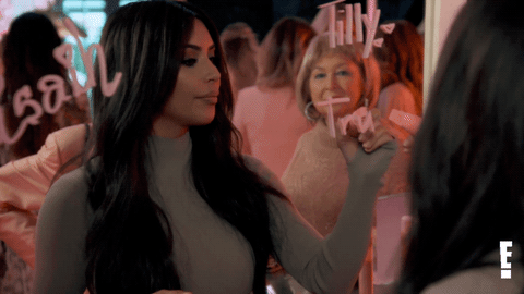 kim kardashian baby true GIF by E!