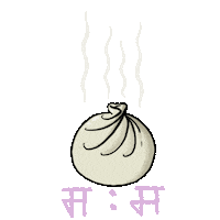silentk3 hot food steam momo Sticker