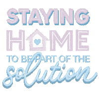 Staysafe Stay Home Sticker