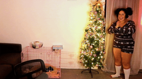 Happy Christmas Tree GIF