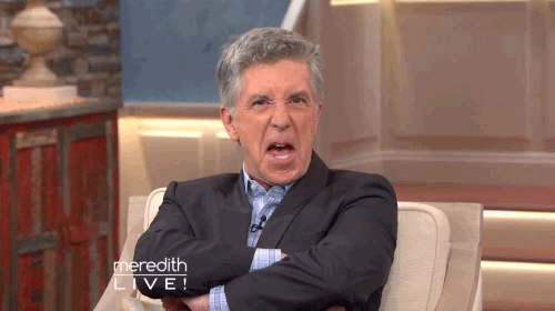 tom bergeron mad face GIF by The Meredith Vieira Show
