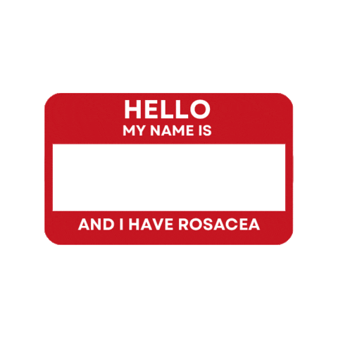 talontedlex red face rosacea skin positivity real skin Sticker