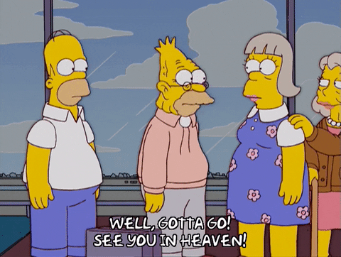 scared homer simpson GIF
