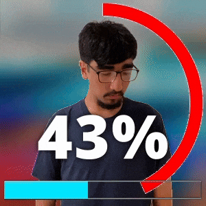 43%