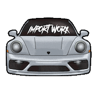 Porsche Turbo Sticker by ImportWorx