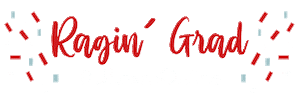 Ragin Cajuns Grad Sticker by University of Louisiana at Lafayette