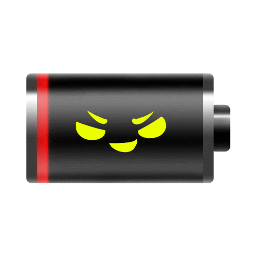 Low Battery Sticker