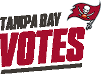 Voting Tampa Bay Buccaneers Sticker by NFL