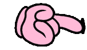 Hand Pfeil Sticker by Elena Uhlig