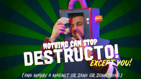 scotnery giphyupload robot francophone destructo GIF