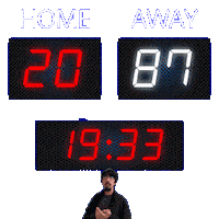 87 Away Sticker