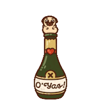 Celebrate New Year Sticker by Puglie Pug