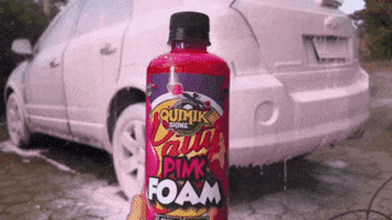 quimikshine pink uruguay soap carwash GIF