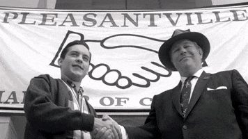 Black And White Pleasantville GIF by Coral Garvey