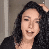 Hair Styling Gorgeous Girl GIF