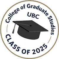 Graduate Studies Graduation Sticker by UBC's Okanagan campus
