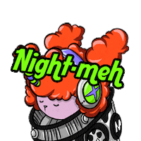 Sleepy Sticker by Patrick Bezalel