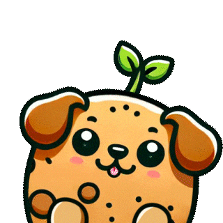 PawtatoFinance giphygifmaker pawtato pawtatofinance pawtatogifs Sticker