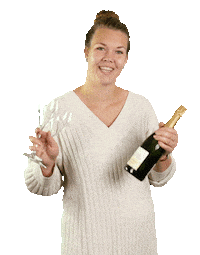 Broederenklooster happy celebrate cheers wine Sticker