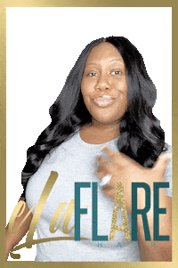 elaflarehair hair bye hair flip elaflarehair Sticker