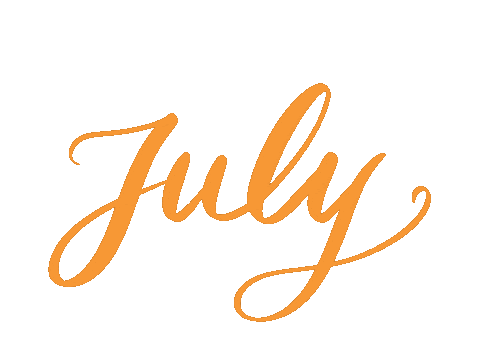 aile_design calligraphy 7 july calendar Sticker