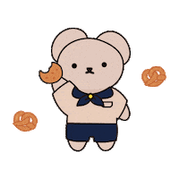 harryspet character cookie berry とり Sticker