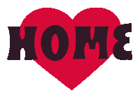 thisislana home house stay home moie Sticker