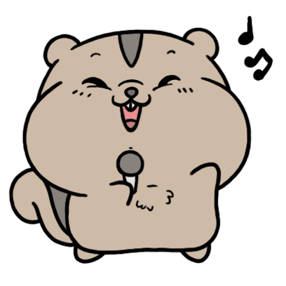 party animal singing Sticker by Aminal Stickers