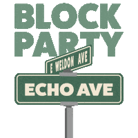 Block Party California Sticker by Ampersand Ice Cream