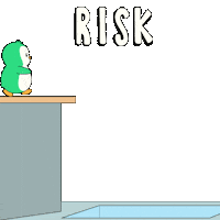 Jump In Sticker by Abster