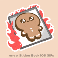 Ginger Bread Pain GIF by Sticker Book iOS GIFs