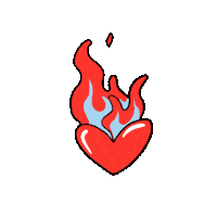 Heart Fire Sticker by Nissan México