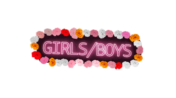 Balcony kiss girls running america Sticker