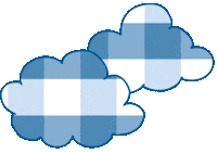 Open Sky Clouds Sticker by Bath & Body Works
