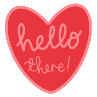 Oh Hello Love Sticker by Rosie Johnson Illustrates