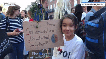 news protest climate change ireland climate crisis GIF