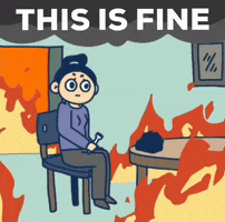 Fire This Is Fine GIF by AngryBoiAlex