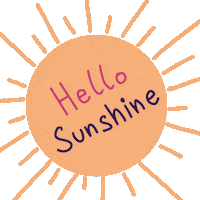 Good Morning Hello Sticker