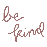 RachelBrei kindness be kind love others blush pink Sticker