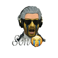 Yellow Face Crying Sticker